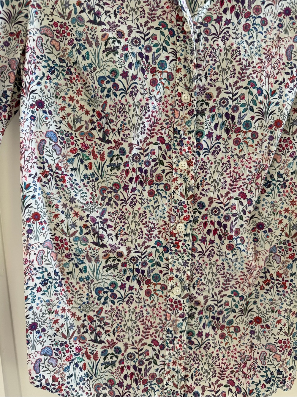 J. Crew Floral Button-Down Shirt - Picture 4 of 5